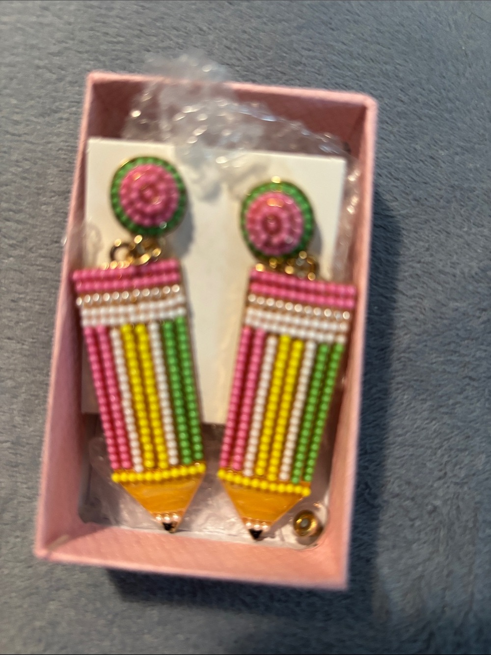 Brand new teacher pencil earrings!